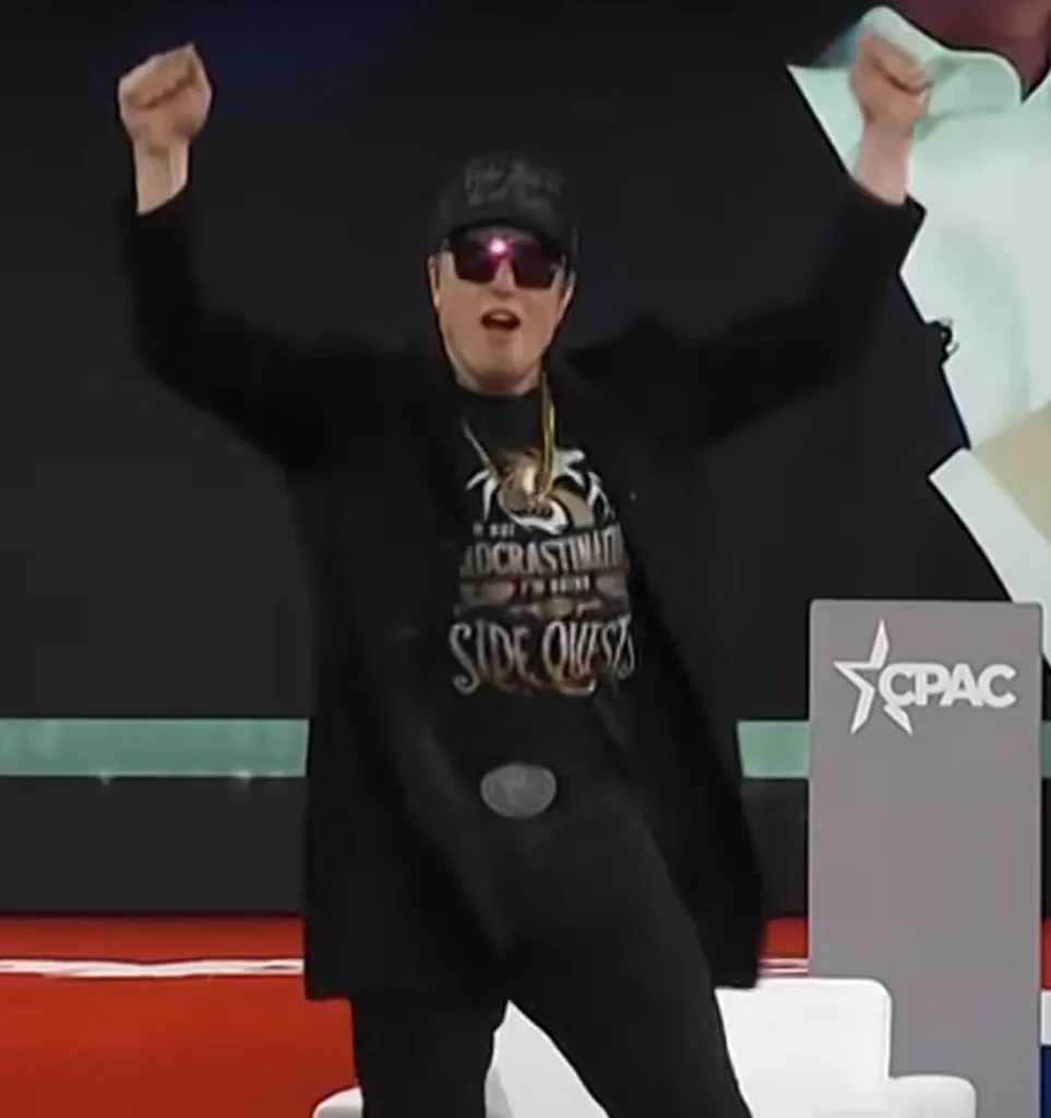 Elon Musk appeared before the (CPAC)