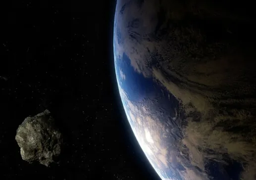 asteroid heads toward space 