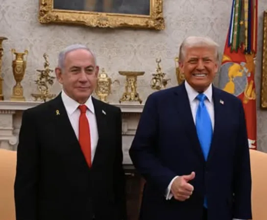 with Israeli Prime Minister Benjamin Netanyahu Donald Trump introduced a plan